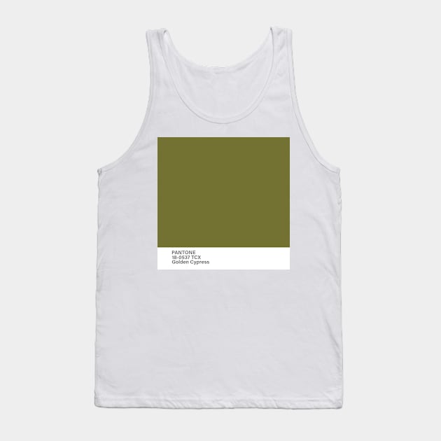 pantone 18-0537 TCX Golden Cypress Tank Top by princessmi-com